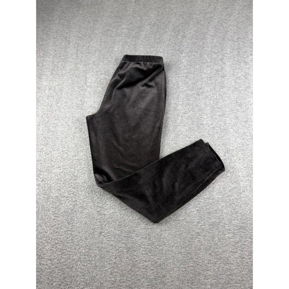 Bearpaw Men's Casual Black Velour Pants Medium